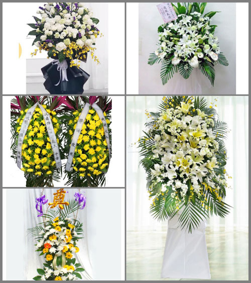 广东佛山市高明区白事花篮预定